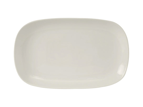Tuxton Rectangle Platter 12 ¾" x 8 ⅛" Specialty Items Pearl White Coupe_0