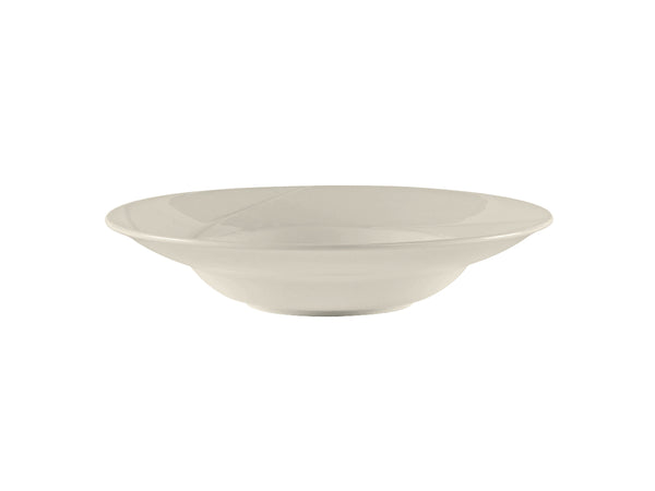 Tuxton Pasta/Salad Salad & Pasta Bowl 10 ¼" x 2 ⅛" San Marino Pearl White Embossed_0