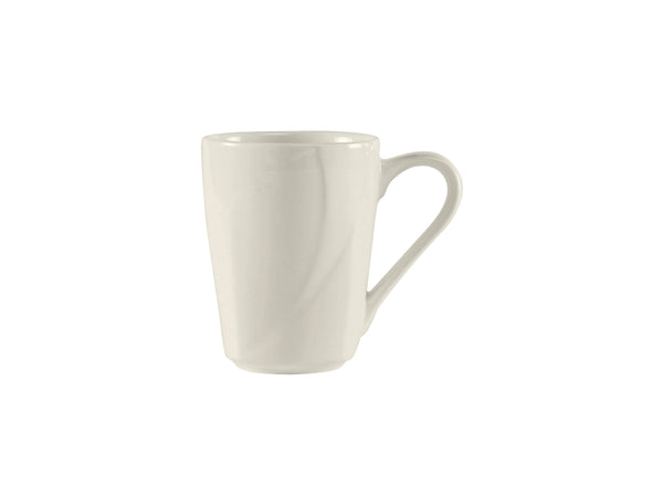 Tuxton Mug Mug 4 ¼" x 2 ⅞" x 3 ⅞" San Marino Pearl White Embossed_0