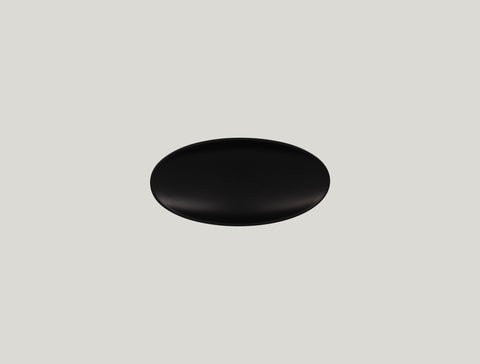 OVAL BOWL, 8.5"L, 3.95"W, 1.75"H, 6.75 OZ, PLAIN BLACK_1