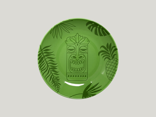 DEEP COUPE PLATE, 10.25"D, 40.6 OZ, GREEN