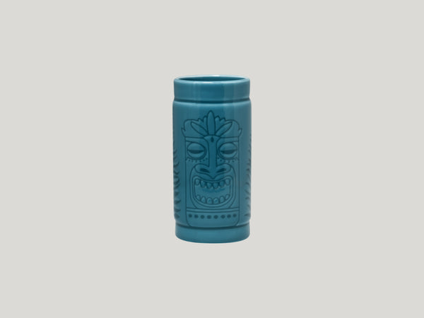 TIKI MUG, 2.75"D, 13.55 OZ, TURQUOISE_0