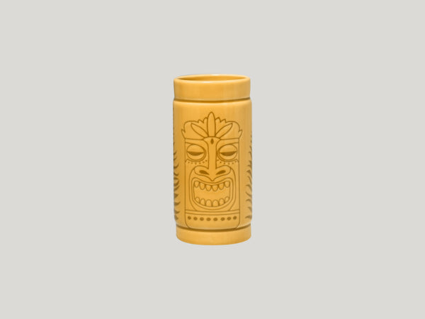 TIKI MUG, 2.75"D, 13.55 OZ, YELLOW_0