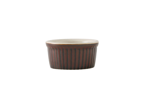 Tuxton Ramekin - Caramel/Eggshell Ramekin 3 ¼" x 1 ⅝" Ramekins Caramel/Eggshell_1