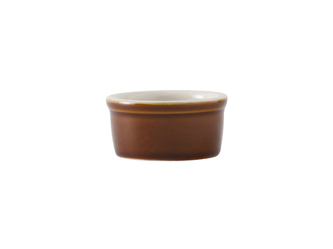 Tuxton Ramekin - Caramel/Eggshell Ramekin 3 ¼" x 1 ⅝" Ramekins Caramel/Eggshell_0