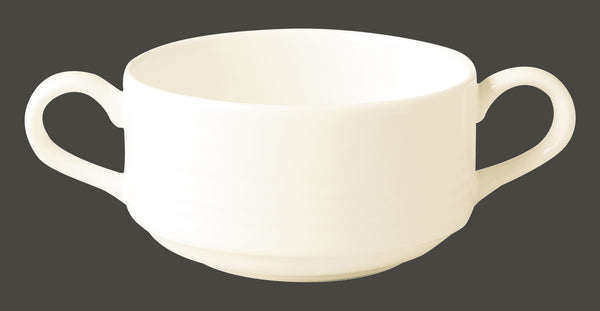 CREAM SOUP BOWL - 2 HANDLES, 3.35"D, 1.95"H, 6.1 OZ, IVORIS_0