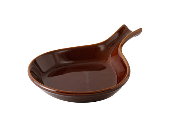 Tuxton Fry Pan Server - Caramel Serving Pieces 11 ⅜" x 8 ⅛" x 1 ⅜" Serving Pieces Caramel_0