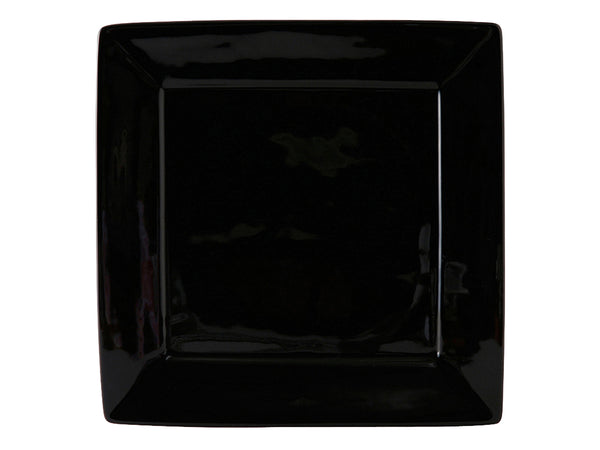 Tuxton Square Plate 10 ⅛" Squares Black_0