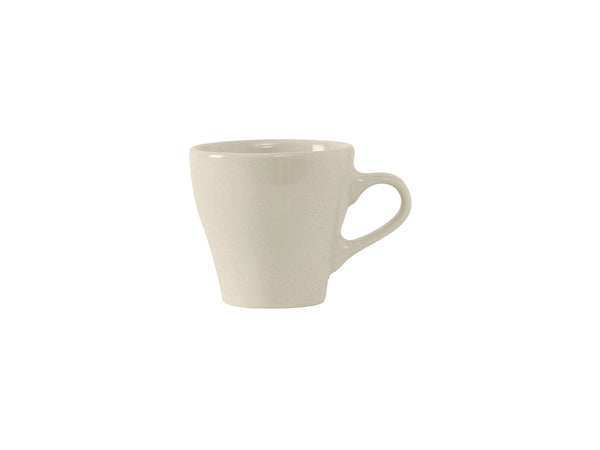 Tuxton Europa Cup  Cappuccino/Espresso 3 ⅜" x 2 ½" x 2 ⅜" Cappuccino/Espresso Eggshell_0