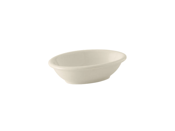 Tuxton Oval Fruit Dish 5 oz Eggshell