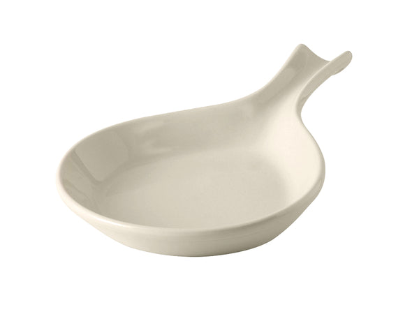 Tuxton Fry Pan Server  Serving Pieces 12 ¾" x 9 ⅝" x 1 ½" Serving Pieces Eggshell_0