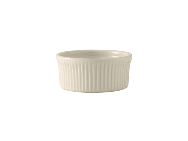 Tuxton Soufflé Fluted  Creme Brulee & Souffles 4 ½" x 2" Creme Brulee & Souffles Eggshell_0