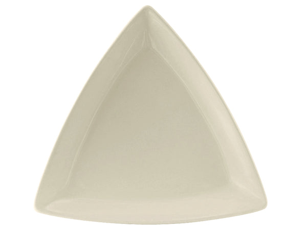 Tuxton Triangle Plate 12 ½" Triangles Eggshell_0