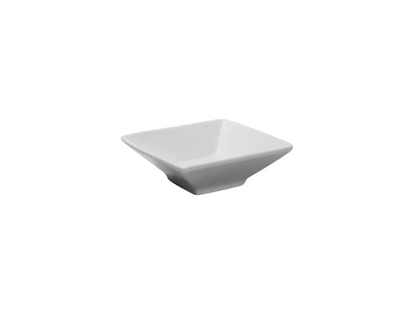 Tuxton Square Bowl 4 ¾" x 4 ¾" x 1 ⅝" Squares Porcelain White_0