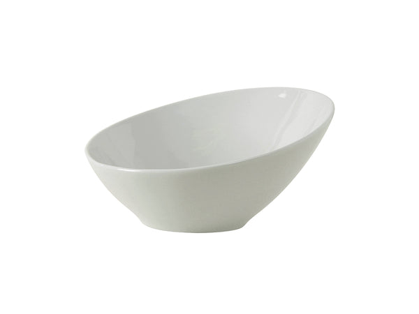 Tuxton Slant Slant Bowl 8 ⅝" x 8 ½" x 4 ¼" Salad & Pasta Bowls Porcelain White_0