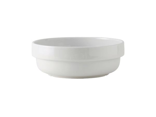 Tuxton Stackable Salad Bowl 8 ½" x 3 ⅛" Salad & Pasta Bowls Porcelain White_0