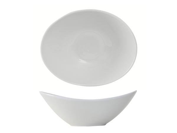 Tuxton Capistrano Bowl 40 oz 10" Porcelain White