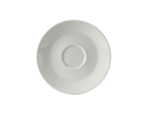 Tuxton Cappuccino Saucer Cappuccino/Espresso 6 ⅜" Cappuccino/Espresso Porcelain White_0