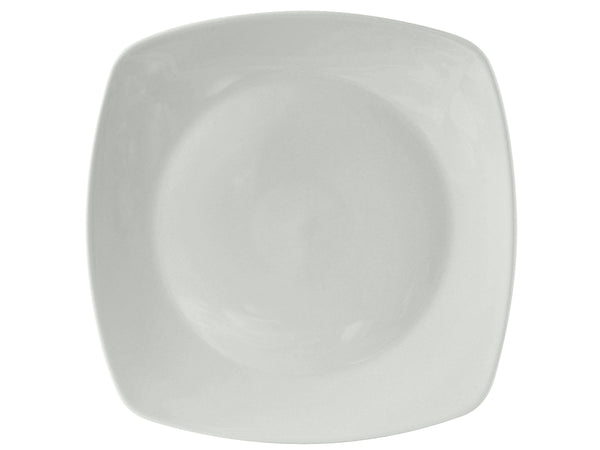 Tuxton Square Plate 12 ¾" Porcelain White