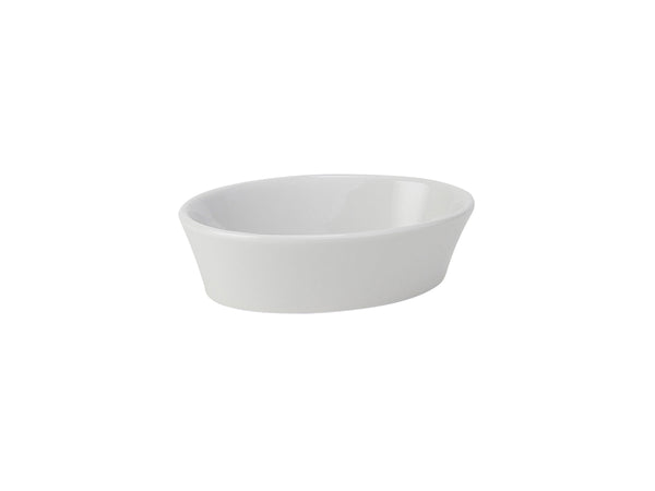 Tuxton Oval Baker Baker & Rarebits 5 ⅜" x 3 ⅞" x 1 ½" Bakers & Rarebits Porcelain White_0