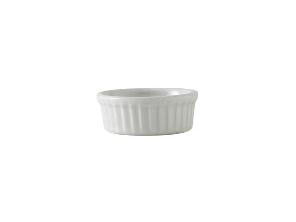 Tuxton Ramekin Fluted 1 ½ oz Porcelain White