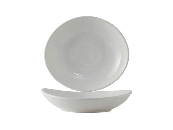 Tuxton Oval Bowl Salad & Pasta Bowls 7" x 6 ⅛" x 1 ¾" Salad & Pasta Bowls White_0