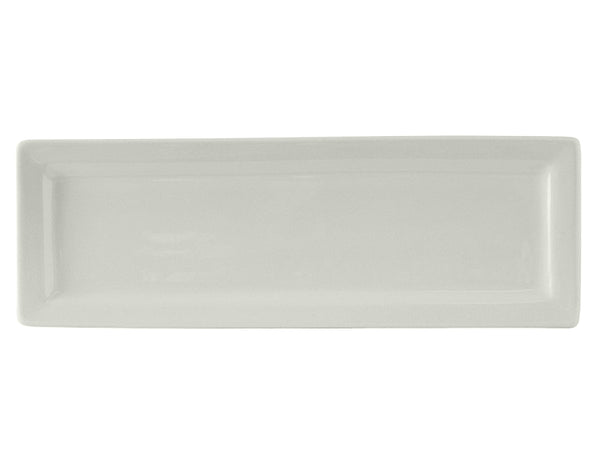 Tuxton Rectangle Plate 16" x 5 ½" White