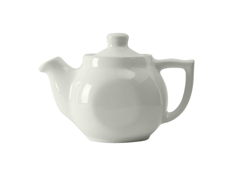 Tuxton Tea Pot with Lid Tea Pot with Lid 7 ⅛" x 4 ⅞" Tea Pots & Accessories White_0