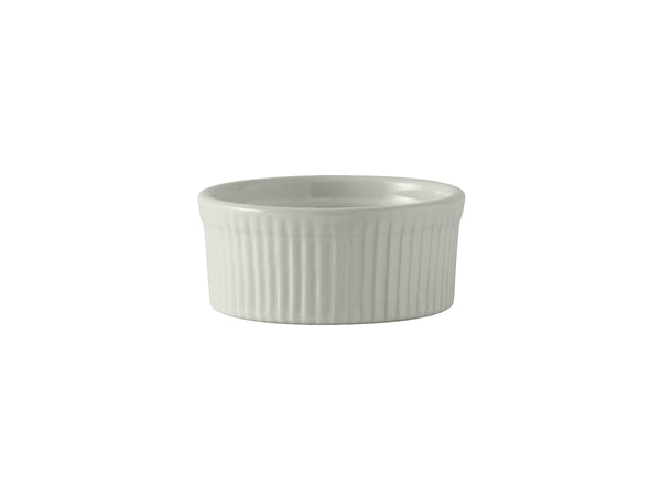 Tuxton Soufflé Fluted Creme Brulee & Souffles 4 ½" x 2" Creme Brulee & Souffles White_0