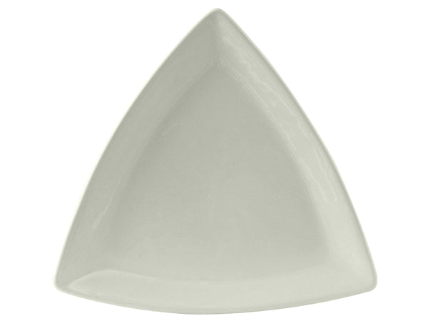 Tuxton Triangle Plate 12 ½" Concentrix White