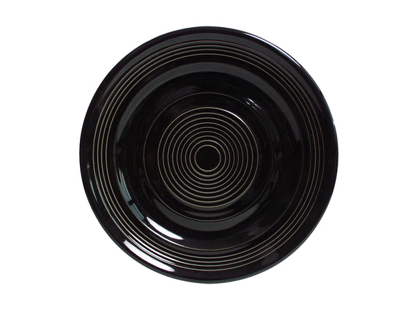 Tuxton Plate Plate 9" Concentrix Black