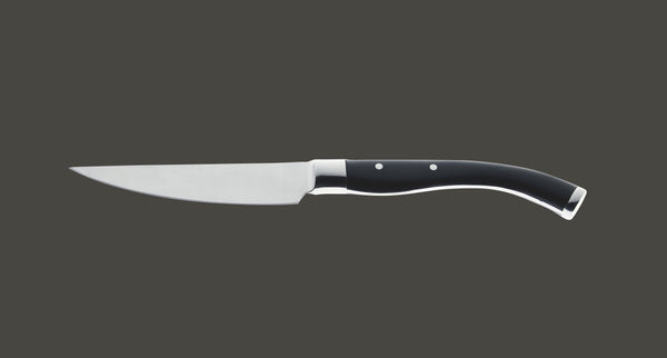 STEAK KNIFE - POM HANDLE, 9.75"L, PLAIN, 18/10 SS_0