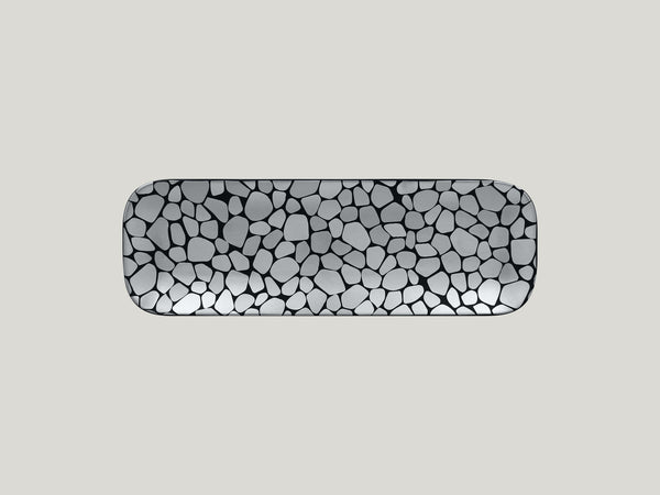 RECTANGULAR PLATE, 13"L, 4.35"W, SILVER_0