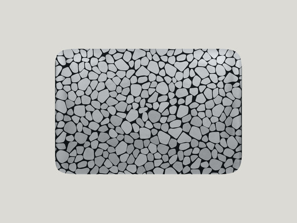 RECTANGULAR PLATE, 13"L, 8.65"W, SILVER_0