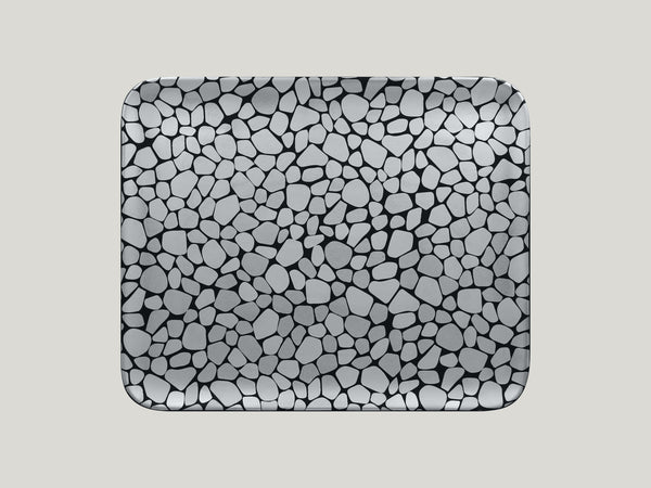 RECTANGULAR PLATE, 13"L, 10.65"W, SILVER_0