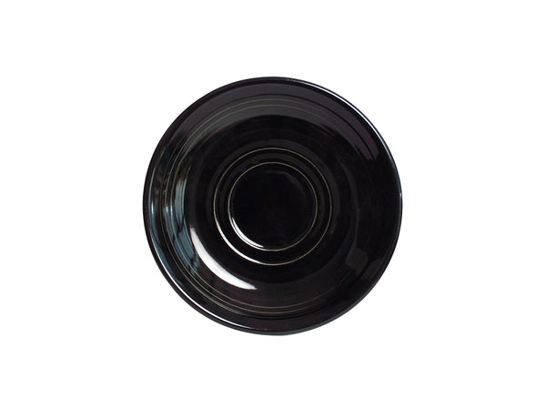 Tuxton Saucer Saucer 6" Concentrix Black_0