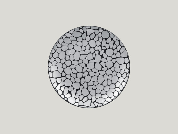 FLAT COUPE PLATE, 9.45"D, SILVER_0