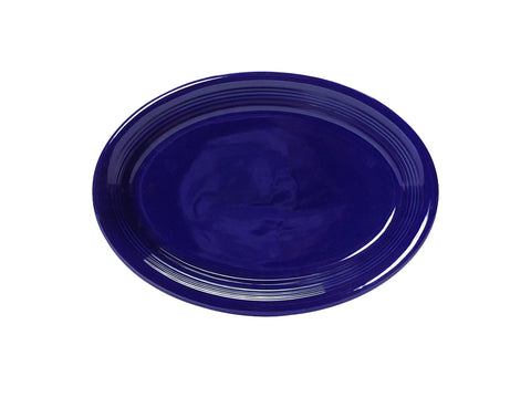 Tuxton Oval Platter Platter 9 ¾" x 6 ½" Concentrix Cobalt_1