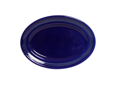 Tuxton Oval Platter Platter 9 ¾" x 6 ½" Concentrix Cobalt_0