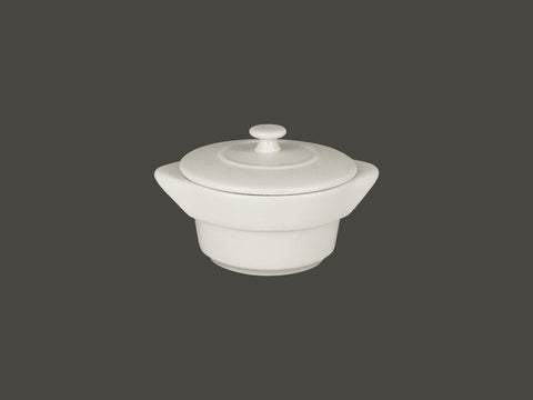 ROUND COCOTTE & LID, 3.95"D, 2.75"H, 7.3 OZ, SAND_0