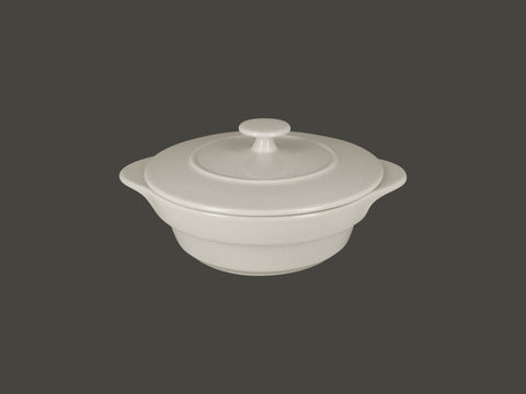 ROUND COCOTTE & LID, 6.3"D, 3.15"H, 15.8 OZ, SAND_0