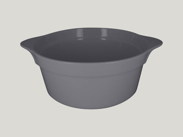 ROUND COCOTTE, 11"D, 4.7"H, 155.55 OZ, STONE_0