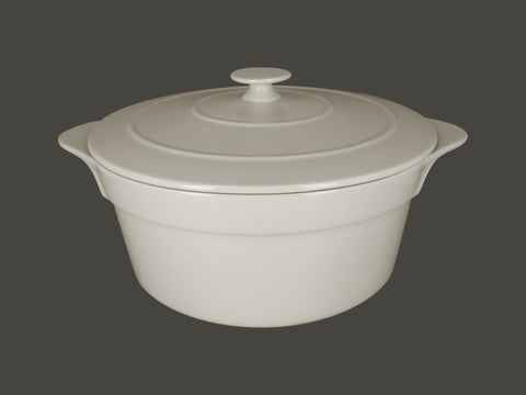 ROUND COCOTTE & LID, 11"D, 6.7"H, 155.55 OZ, SAND_0