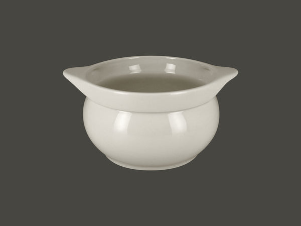 ROUND SOUP TUREEN, 5.9"D, 4.35"H, 38.9 OZ, SAND_0