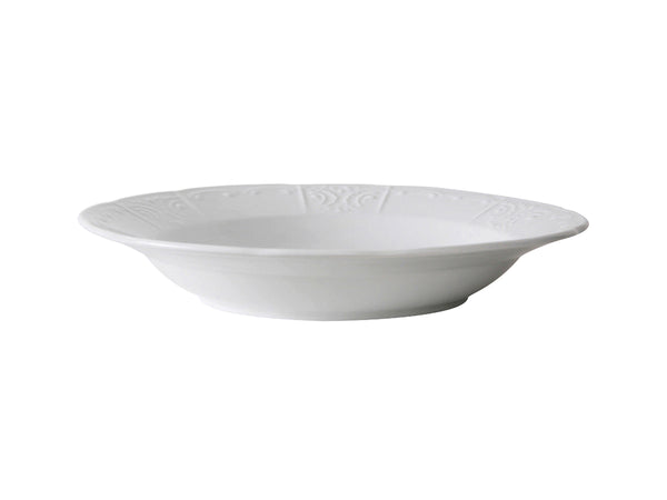 Tuxton Pasta Bowl  Bowl 12" x 2 ⅛" Chicago Porcelain White Embossed_0