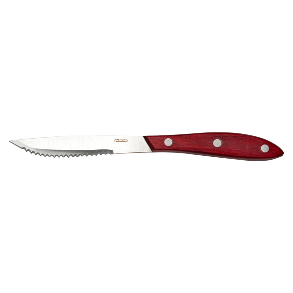 STEAK KNIFE PAKA WOOD HANDLE - POLISHED_0