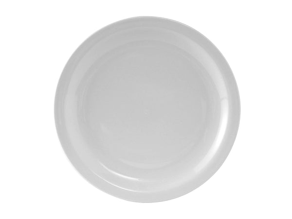Tuxton Plate Plate 9 ½" Colorado Porcelain White Narrow Rim