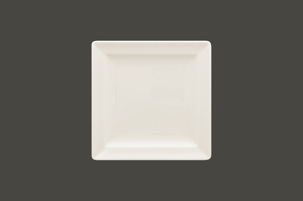 SQUARE FLAT PLATE, 6.7"L, 6.7"W, IVORIS_0