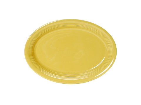 Tuxton Oval Platter Platter 9 ¾" x 6 ½" Concentrix Saffron_1