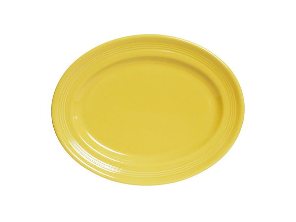 Tuxton Oval Platter Platter 9 ¾" x 6 ½" Concentrix Saffron_0